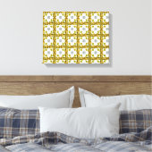 Citrine Clover Leinwanddruck (Insitu (Schlafzimmer))