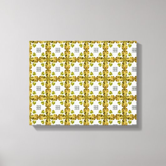 Citrine Clover Leinwanddruck (Vorderseite)