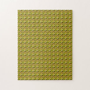 Citrine Diamond Color Art, gelb Puzzle