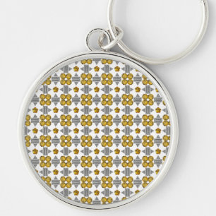 Citrine Diamond Gemstone Art, gelb Schlüsselanhänger