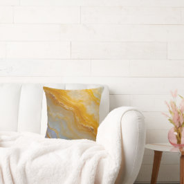 Citrine Energy Throw Pillow-Cozy Mother's Day Gift Kissen