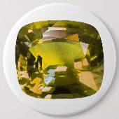 Citrine Gemstone Gelb Button (Vorderseite)