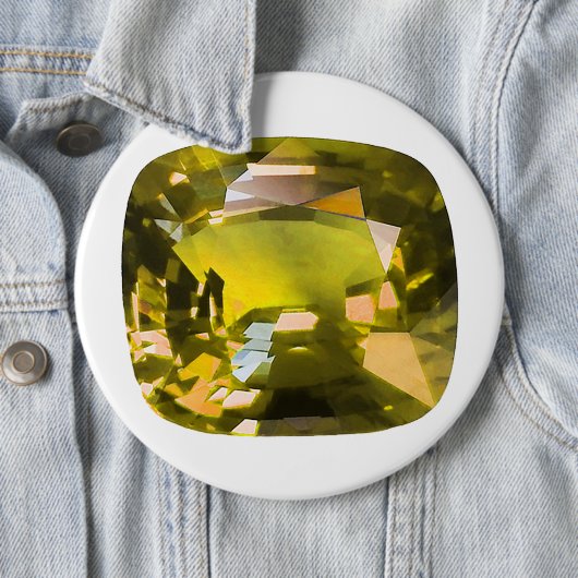 Citrine Gemstone Gelb Button (Beispiel)