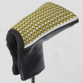 Citrine Gemstone Gelb Golf Headcover (3/4 Vorderseite)