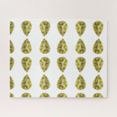 Citrine Gemstone Gelb Puzzle (Horizontal)