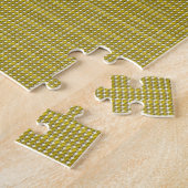 Citrine Gemstone Kunst, Gelb Puzzle (Seite)