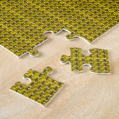 Citrine Gemstone Kunst, Gelb Puzzle (Seite)