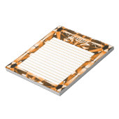 Citrine Gemstone Personalisiert Lined Notizblock (Rotiert)