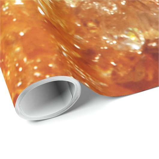 Citrine Geschenkpapier (Rolleneckpunkt)