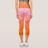 Citrine Glow Capri Leggings (Rückseite)