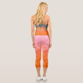 Citrine Glow Capri Leggings (Rückseite)