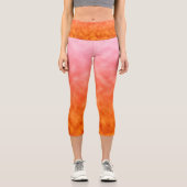 Citrine Glow Capri Leggings (Vorderseite)