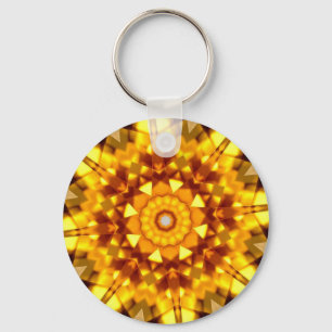 Citrine Kaleidoscope Schlüsselanhänger