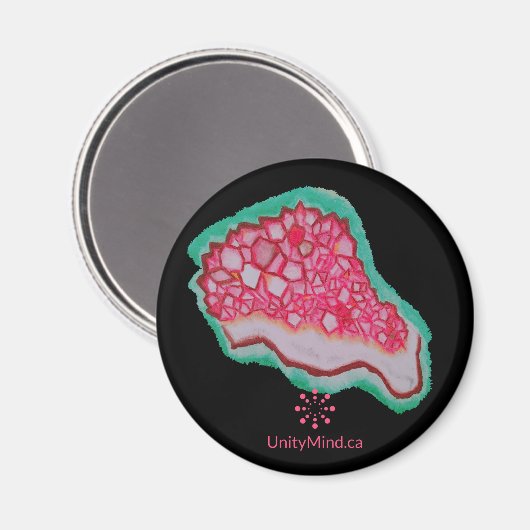 Citrine Magnet (Vorderseite/Rückseite)