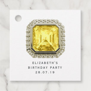 Citrine November Birthstone Geschenkanhänger