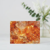Citrine Postkarte (Stehend Vorderseite)