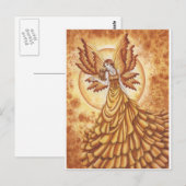 Citrine Postkarte (Vorne/Hinten)
