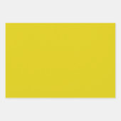 Citrine Solid Color Geschenkpapier Set (Vorderseite 2)