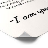 Citrine Stone Crystal Poster (Ecke)