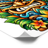 Citrine Vine Tiki Poster (Ecke)