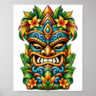 Citrine Vine Tiki Poster