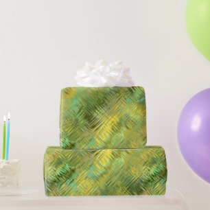 Citrine Yellow Glassy Textur Geschenkpapier