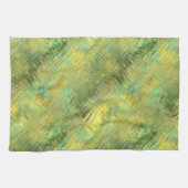 Citrine Yellow Glassy Textur Küchentuch (Horizontal)