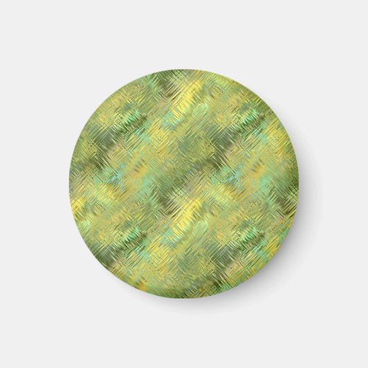 Citrine Yellow Glassy Textur Magnet (Vorne)