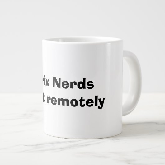 Citrix Nerds Jumbo-Tasse (Vorderseite Rechts)