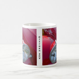 Citroë 2CV, Vintages französisches Auto. Kaffeetasse