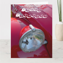 Citroë 2CV, Vintages französisches Auto. Karte