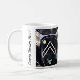Citroë Traction Avant, Vintag französisches Auto. Kaffeetasse