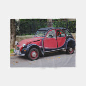 Citroen 2 CV Charleston Fleecedecke (Vorderseite (Horizontal))