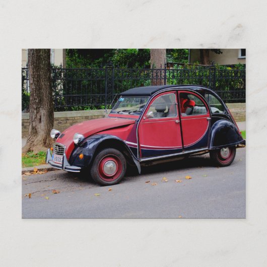 Citroen 2 CV Charleston Postkarte (Vorderseite)