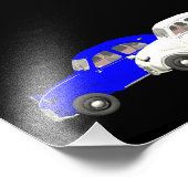 Citroën 2 CV Fotodruck (Ecke)