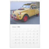 Citroen 2 CV Französischer Kalender 2025 (Jan 2026)