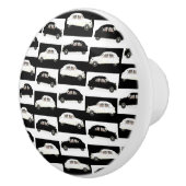 Citroen 2 CV gepolstertes Muster Keramikknauf (Rechts)