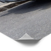 Citroen 2 CV Green Saussente Poster (Ecke)