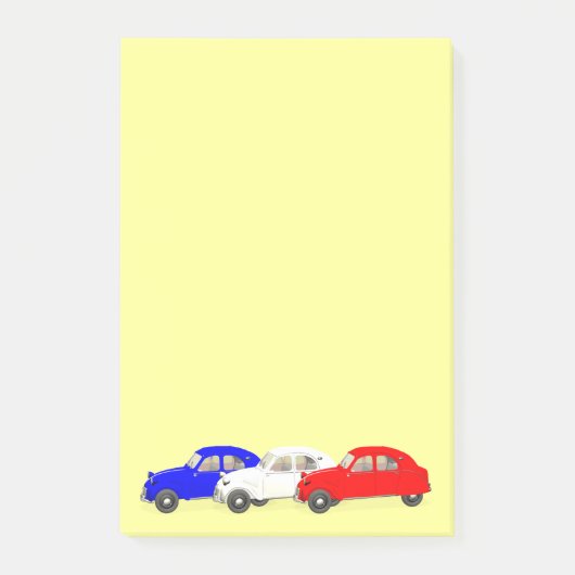 Citroën 2 CV Post-it Klebezettel (Vorderseite)