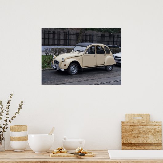 Citroën 2 CV Poster (Küche)