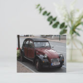 Citroën 2 CV Postkarte (Stehend Vorderseite)