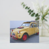 Citroën 2 CV Postkarte (Stehend Vorderseite)