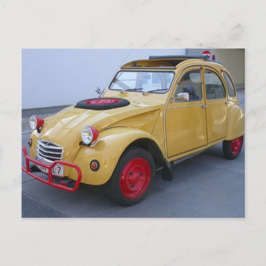 Citroën 2 CV Postkarte (Vorderseite)