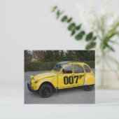 Citroën 2 CV Postkarte (Stehend Vorderseite)