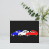 Citroën 2 CV Postkarte (Stehend Vorderseite)