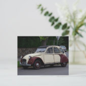 Citroën 2 CV Postkarte (Stehend Vorderseite)