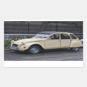 Citroën 2 CV Rechteckiger Aufkleber