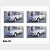 Citroën 2 CV Rechteckiger Aufkleber (Blatt)