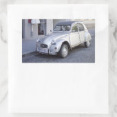 Citroën 2 CV Rechteckiger Aufkleber (Tasche)