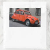 Citroën 2 CV Rechteckiger Aufkleber (Tasche)